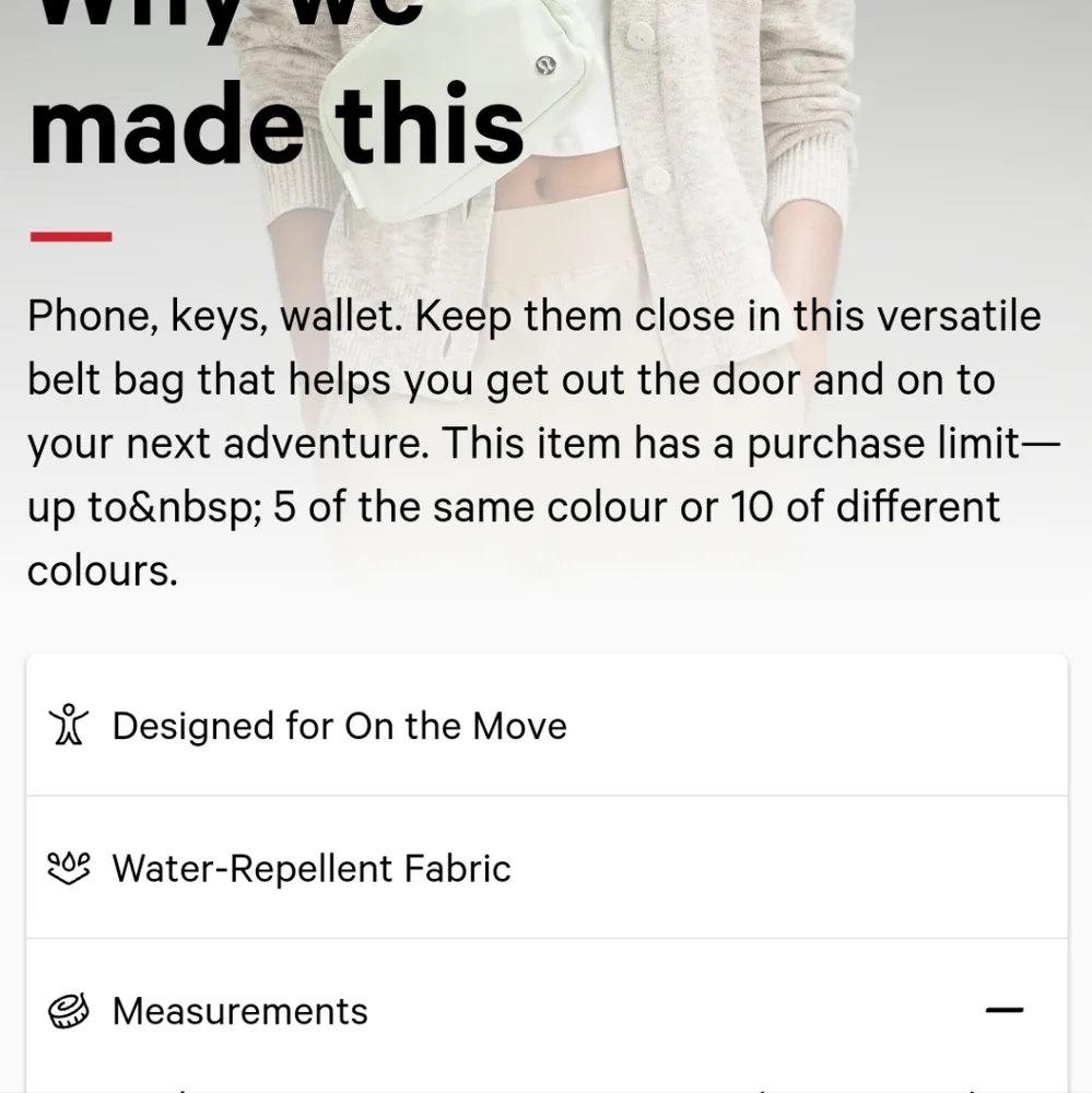 🆕️ LULULEMON EVERYWHERE BELT BAG - HYPER DYE MULTI/ROVER